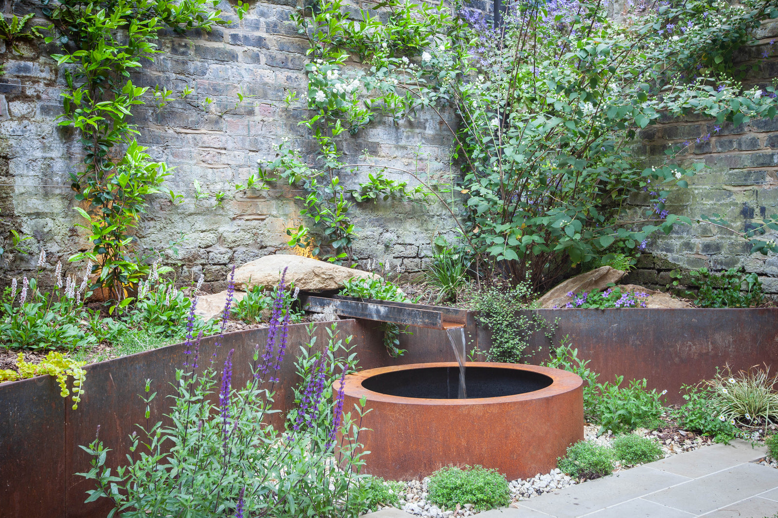 Corten Steel Circular Pond