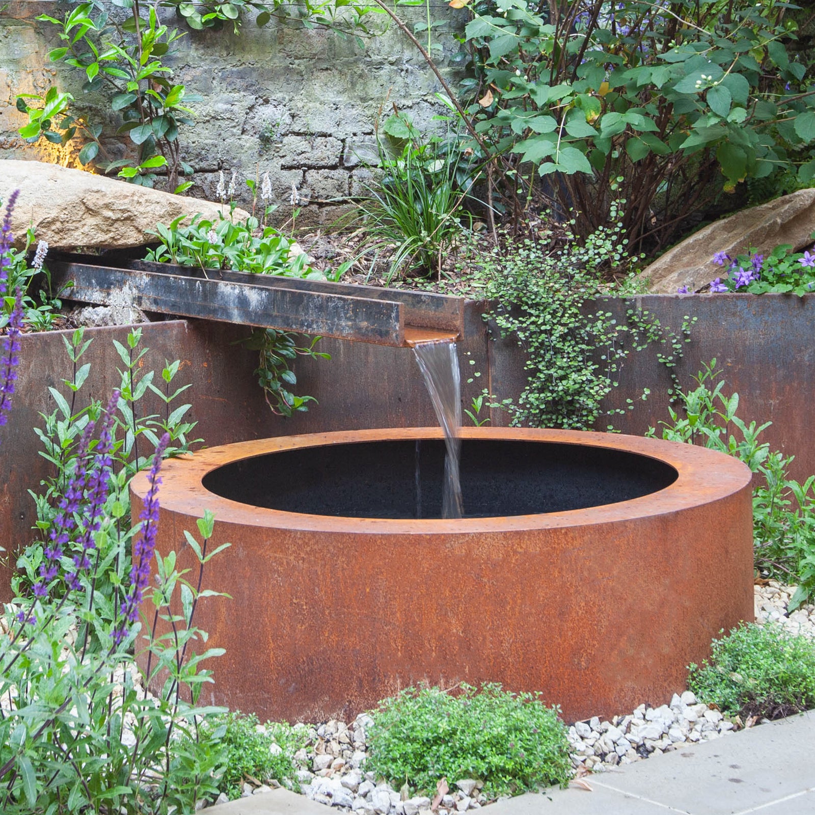 Corten Steel Circular Pond