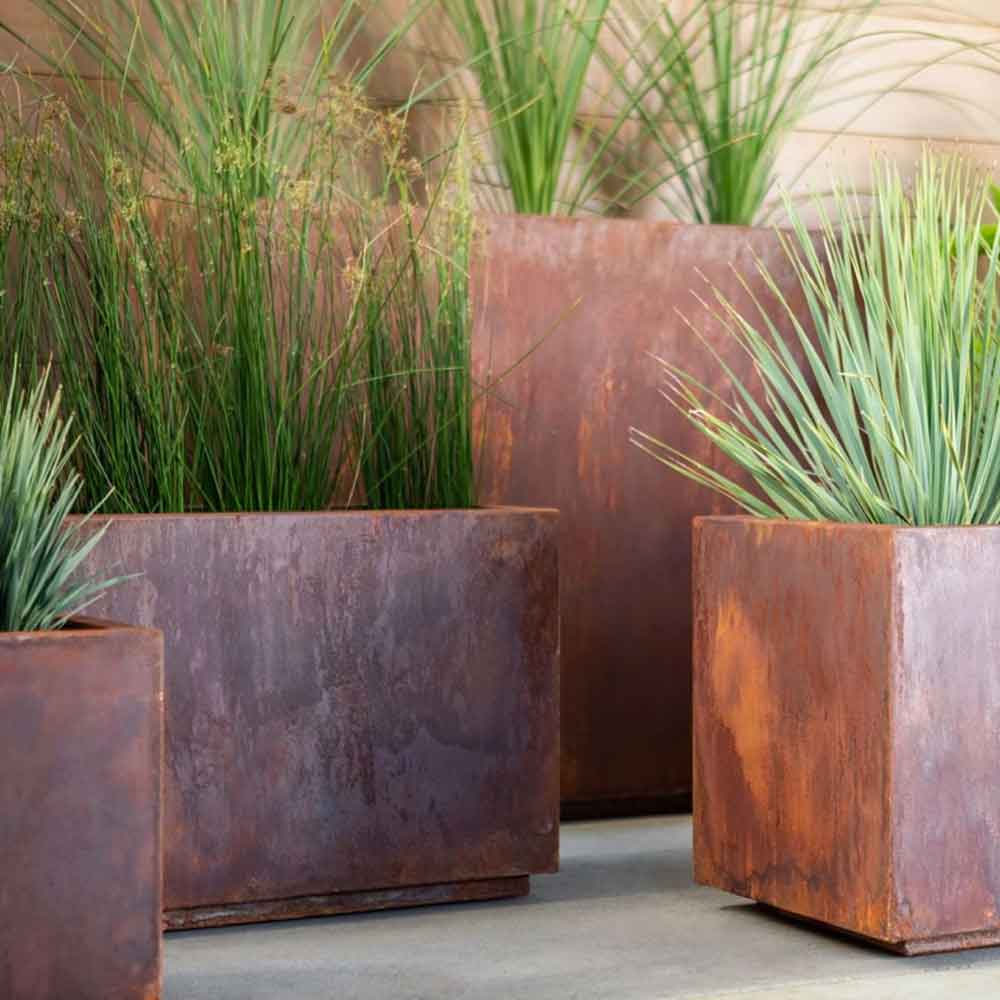 parker-and-coop-square-planter-corten-steel-garden