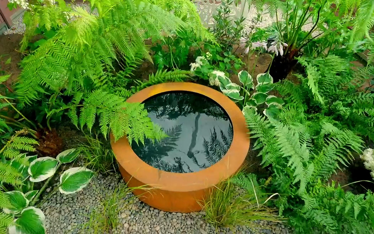 Corten Steel Circular Pond