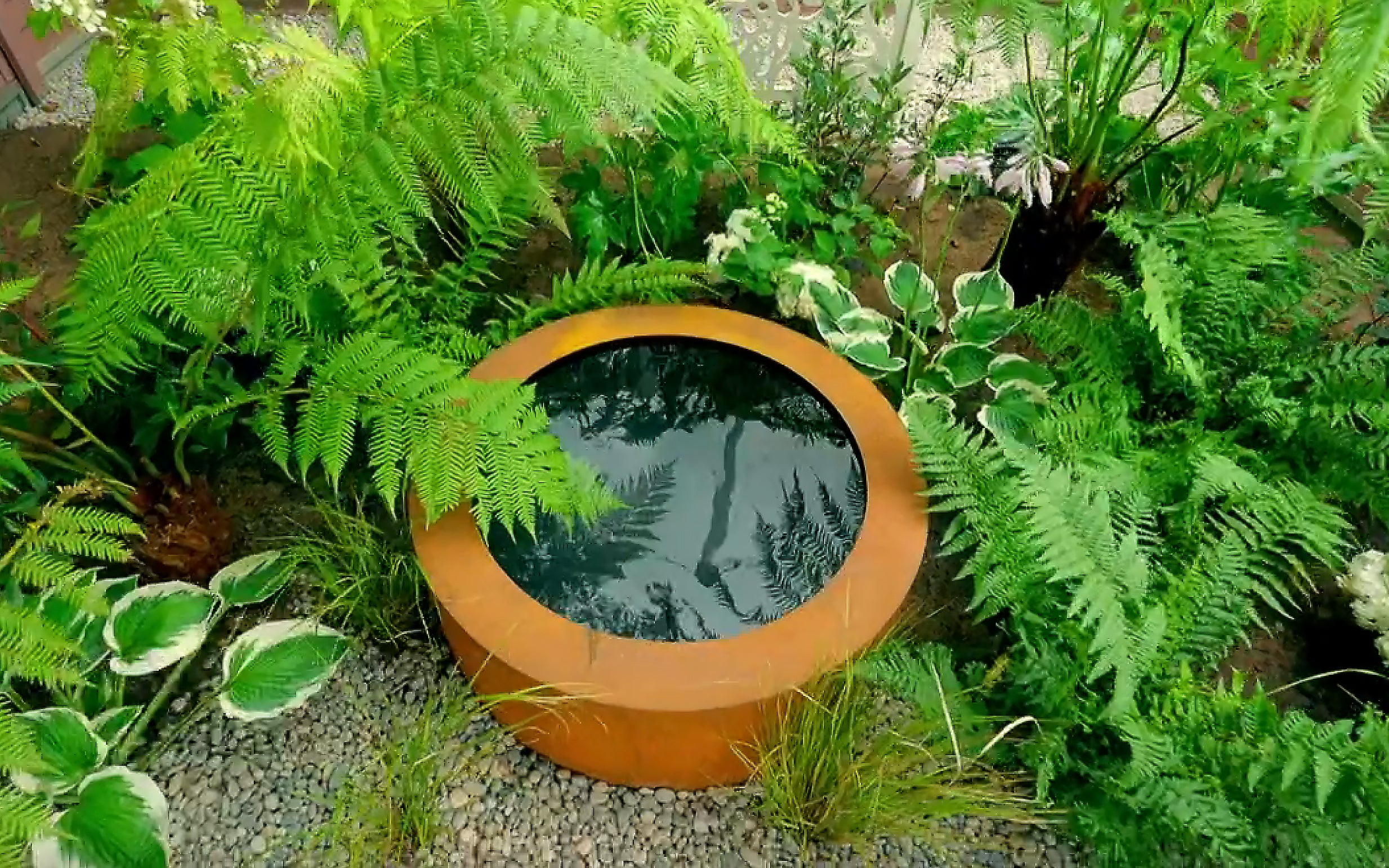 Corten Steel Circular Pond | Parker & Coop - Parker & Coop Ltd