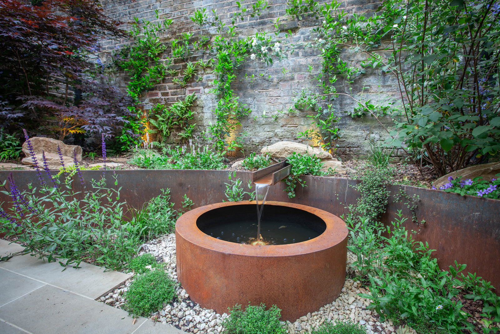 Corten Steel Circular Pond
