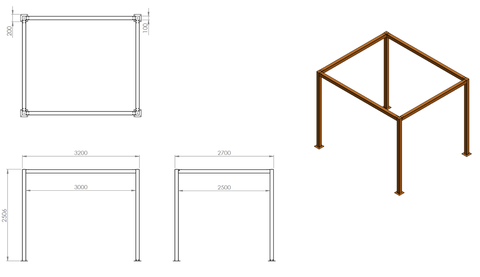 CORTEN_STEEL_GARDEN_PERGOLA_PARKER_AND_COOP_ADEZZ 2700 3200