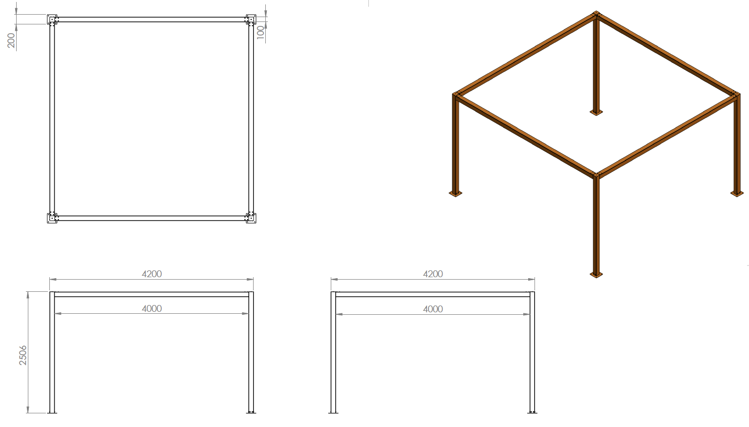 CORTEN_STEEL_GARDEN_PERGOLA_PARKER_AND_COOP_ADEZZ 4200 4200