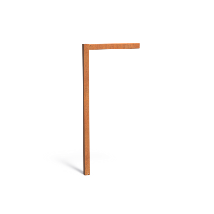 Corten Steel Garden Pergola Clean Cut Out