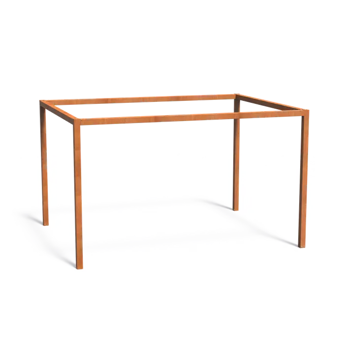 Corten Steel Garden Pergola Clean Cut Out