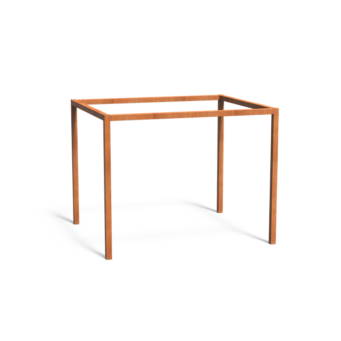 Corten Steel Garden Pergola Clean Cut Out