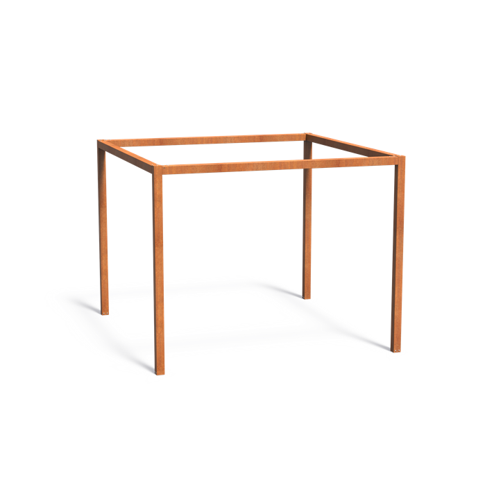 Corten Steel Garden Pergola Clean Cut Out