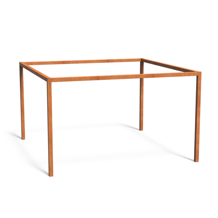 Corten Steel Garden Pergola Clean Cut Out