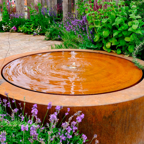 Cond Water Table Corten Steel Water Tables & Blocks | Parker & Coop - Parker & Coop Ltd
