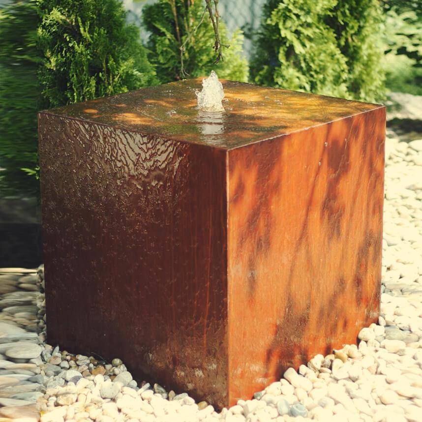 parker-and-coop-garden-water-feature-block-corten-steel-rust