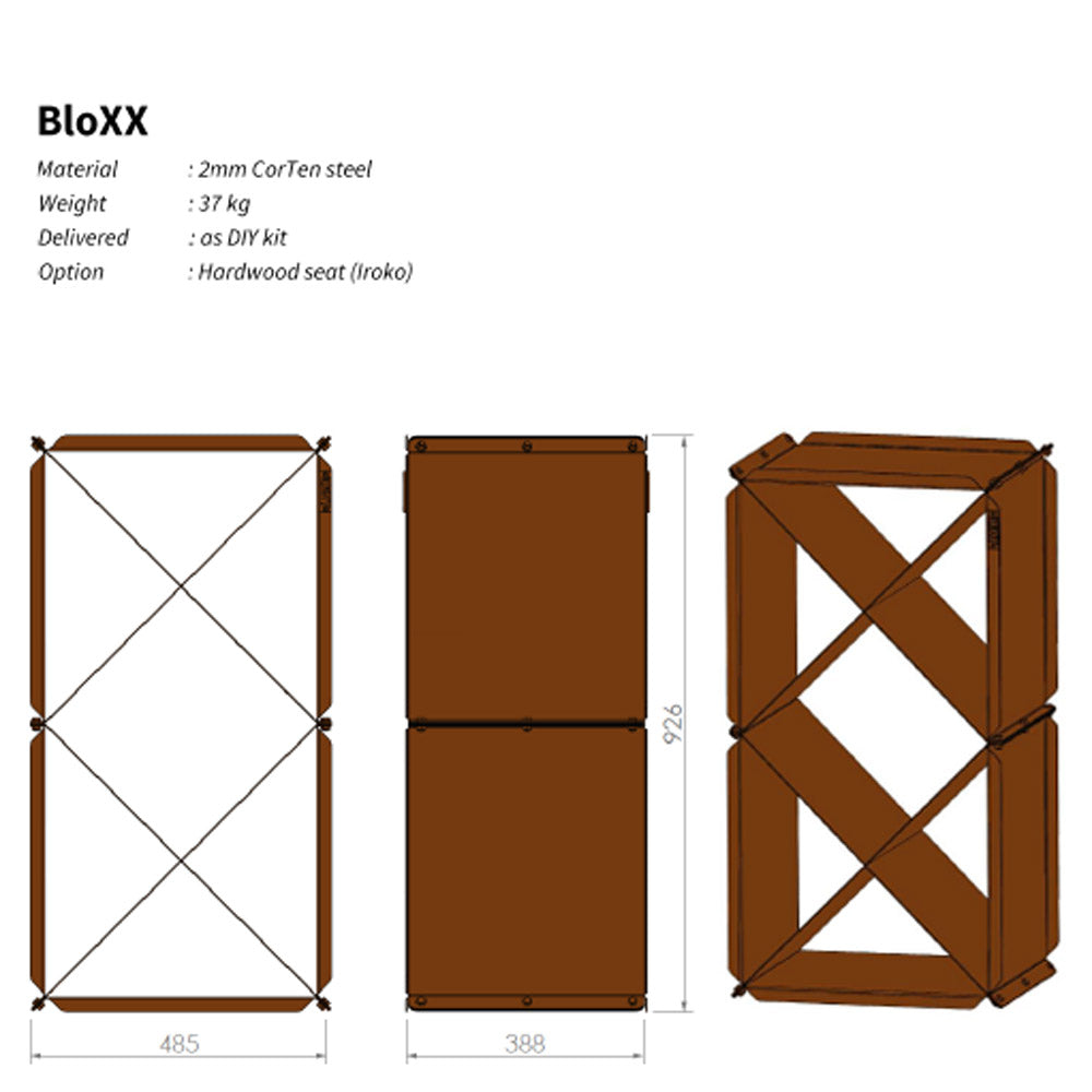 BloXX-RB73-Parker-and-Coop-Corten-Steel-Rusted-outdoor-stove-log-burner-fire