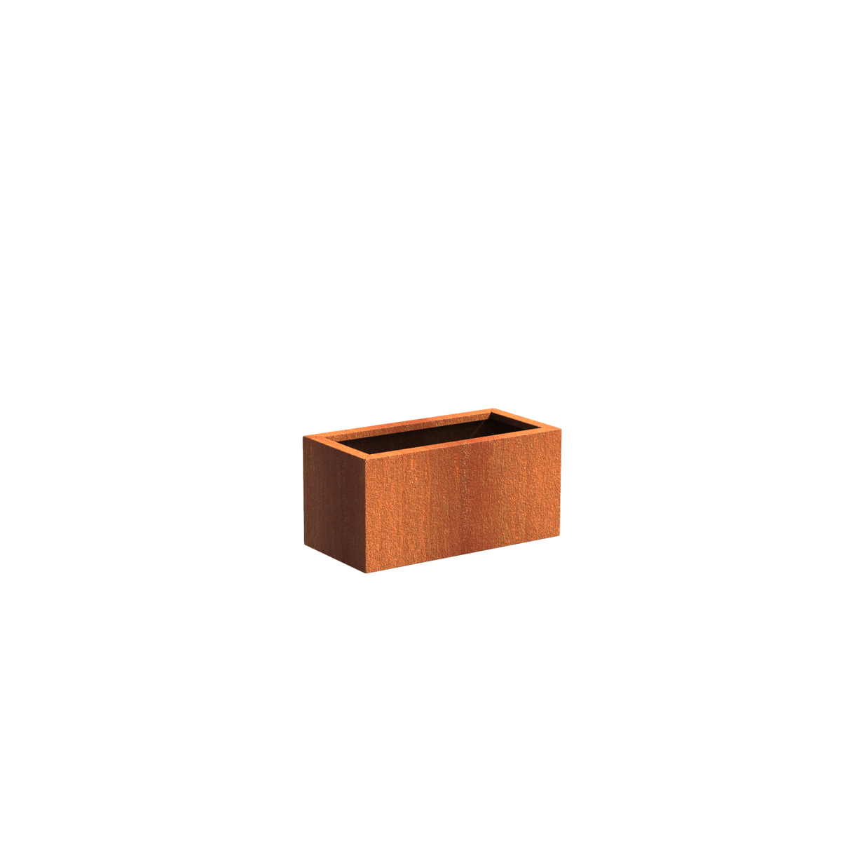 parker-and-coop-rectangle-planter-corten-steel-garden-pot