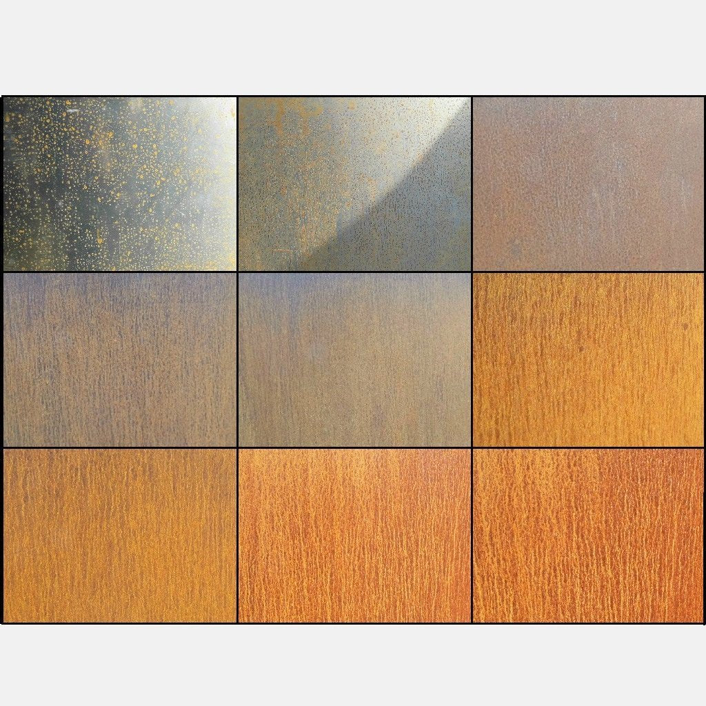 Corten steel rusting weathering steel process