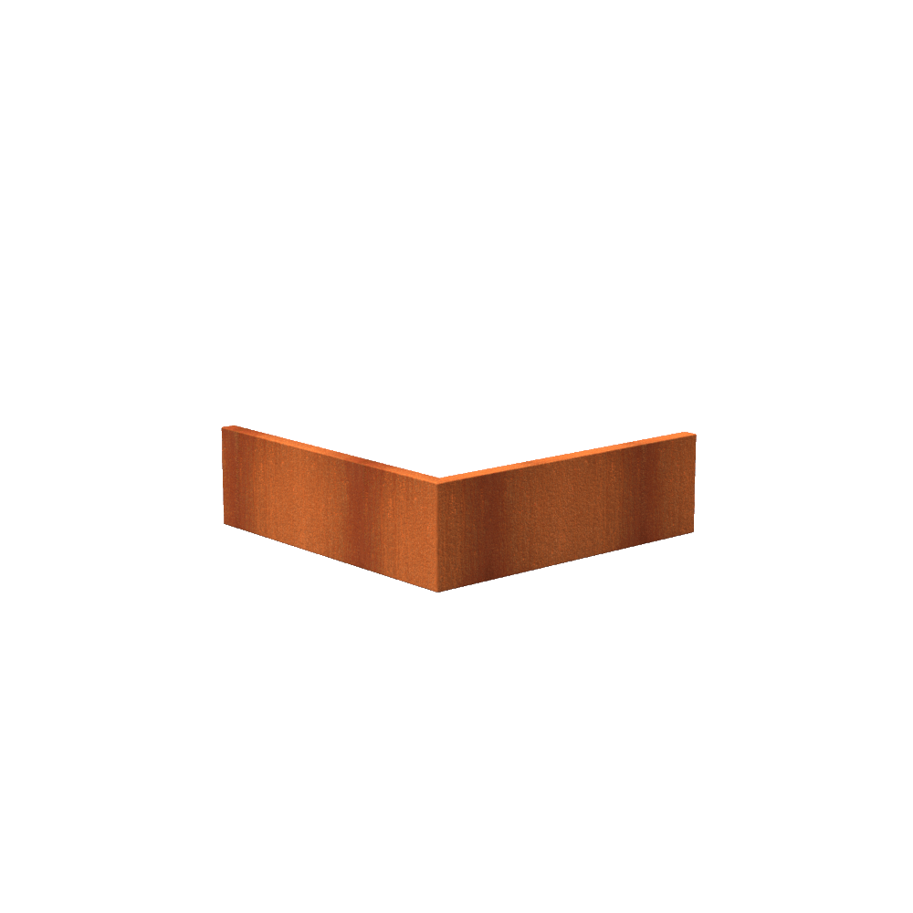 Corten Steel Retaining Wall 30cm High