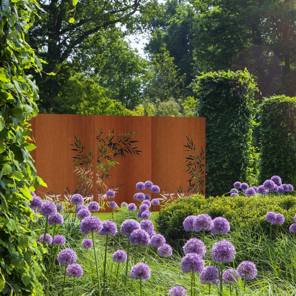 Corten Steel Garden Panel Nature
