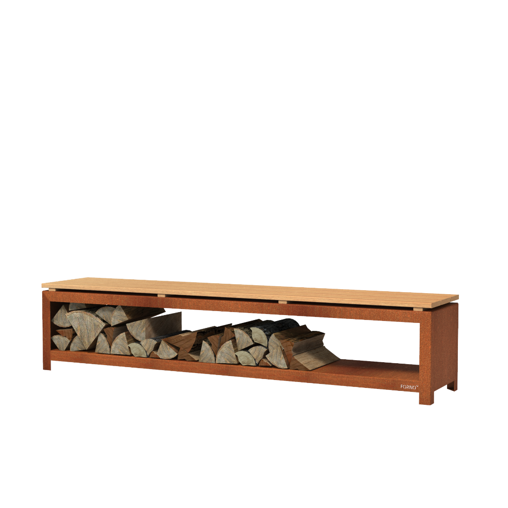 parker-and-coop-log-bench-seat-fire-wood-store-corten-steel-BHS2H