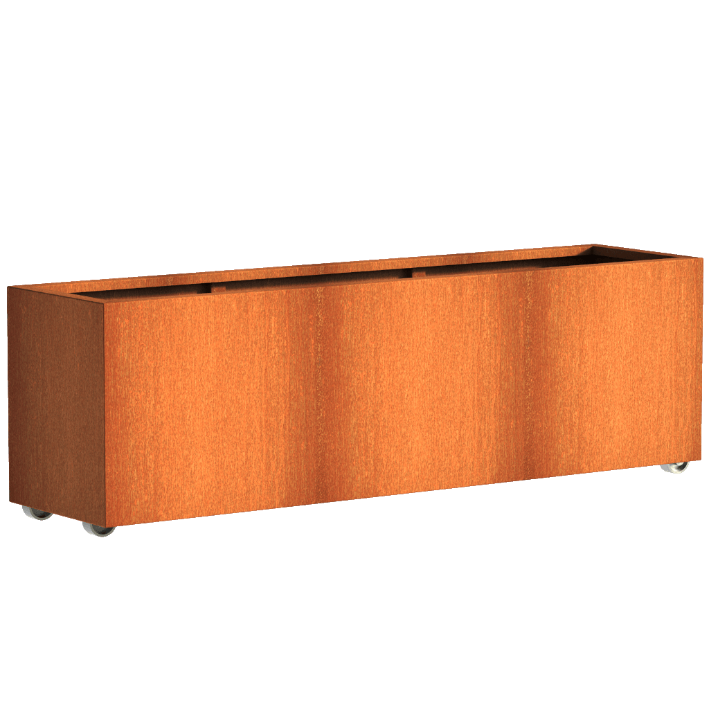     parker-and-coop-rectangular-planter-wheels-corten-steel-CAWL22