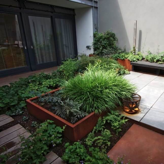 Corten Steel Retaining Wall 30cm High