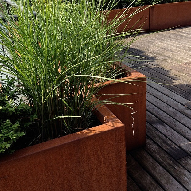 Corten Steel Retaining Wall 60cm High