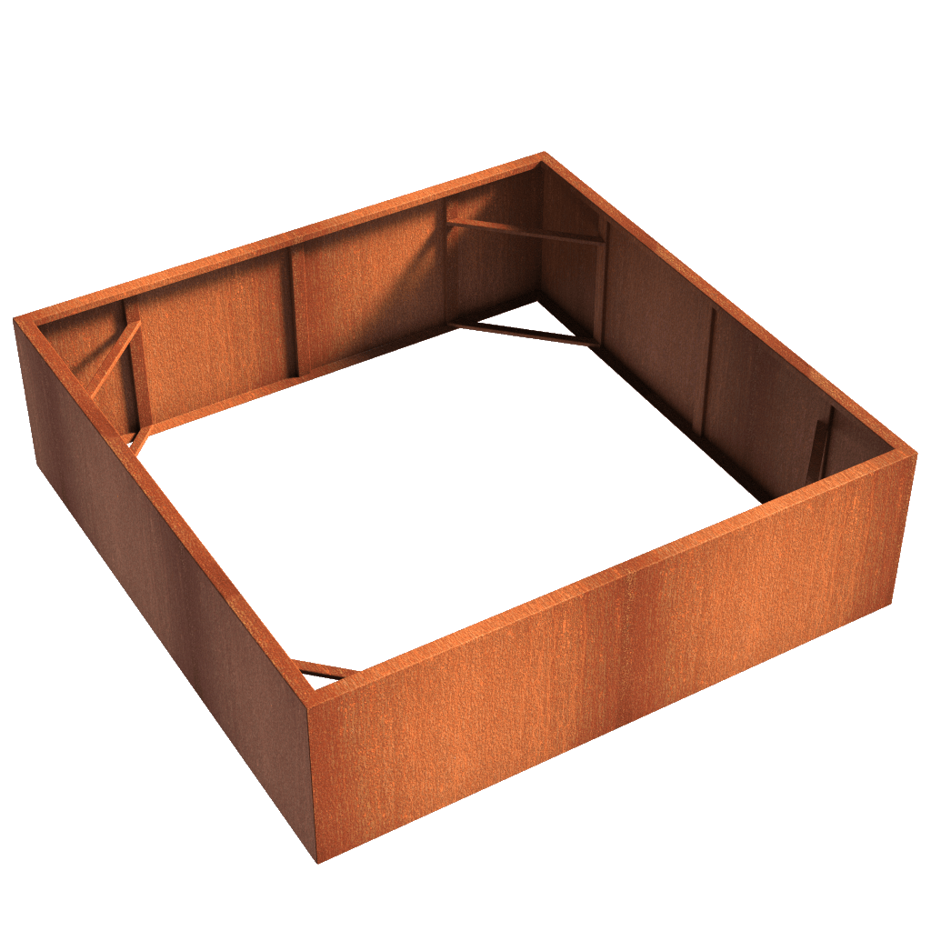 parker-and-coop-square-planter-bottomless-corten-steel-CAW1.2