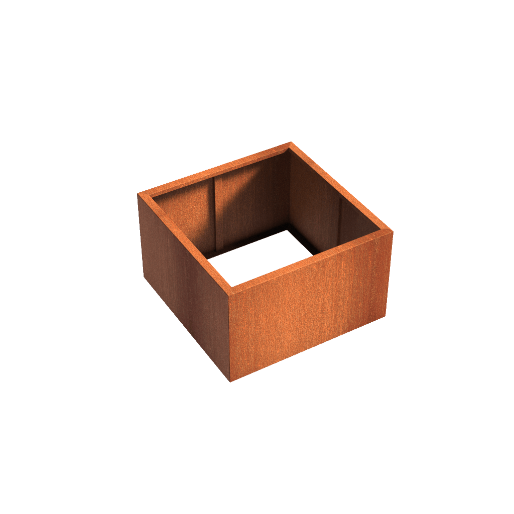    parker-and-coop-square-planter-bottomless-corten-steel-CAW5.2